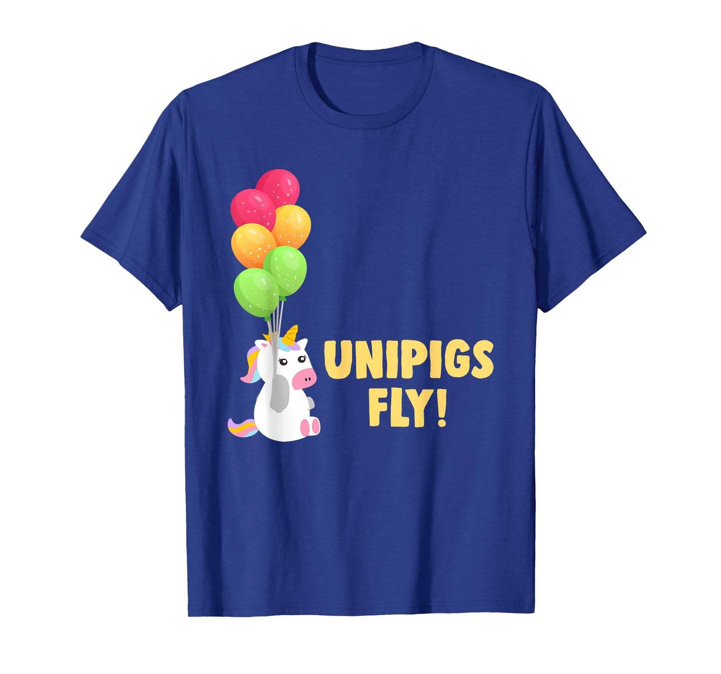 Cute Balloon Unipigs Fly Unicorn Pig Unicorn Lover T-Shirt