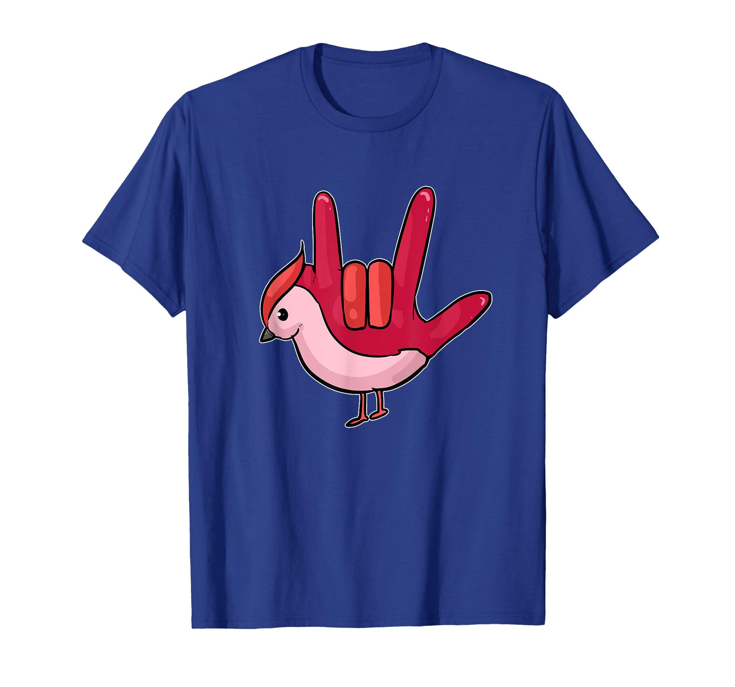 Asl Ily Shirt American Sign Language Bird I love You Gift T-Shirt