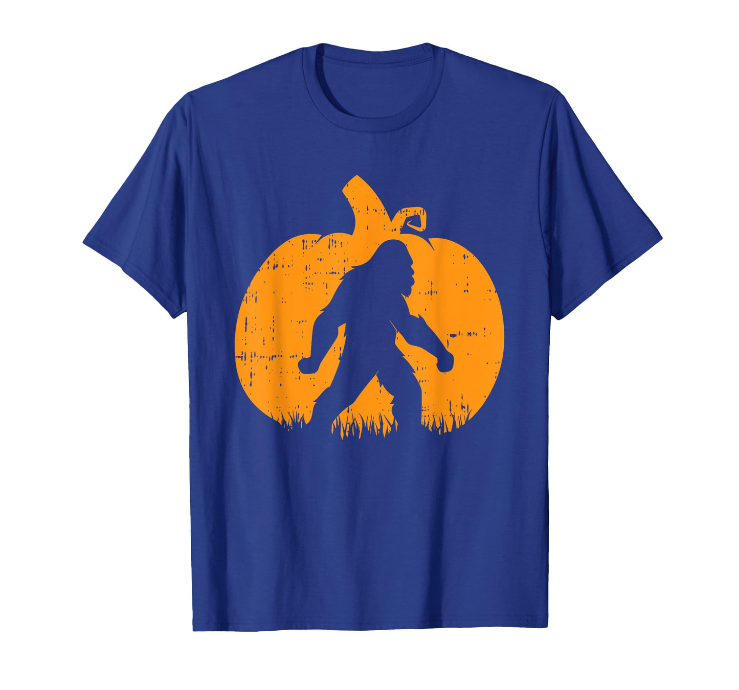 Bigfoot Pumpkin Halloween Costume Sasquatch Men Women Kids T-Shirt