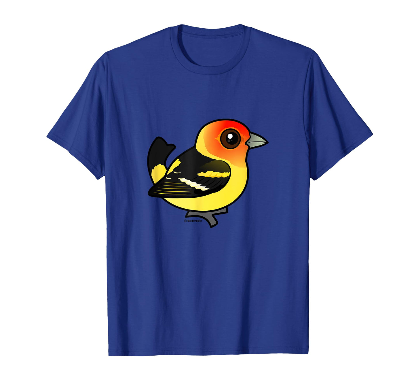 Cute Cartoon Western Tanager Birdorable Bird Species T-Shirt