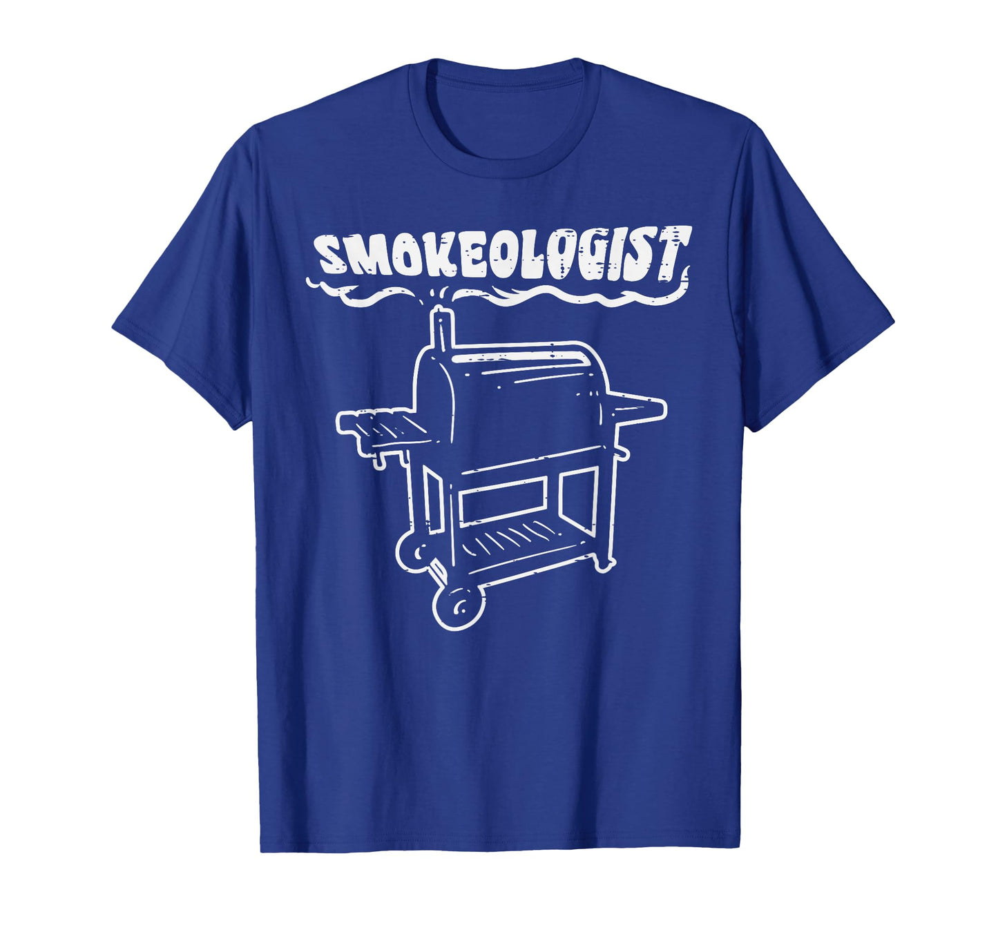 Smokeologist Funny Bbq Barbecue Grill PitDad Men T-Shirt