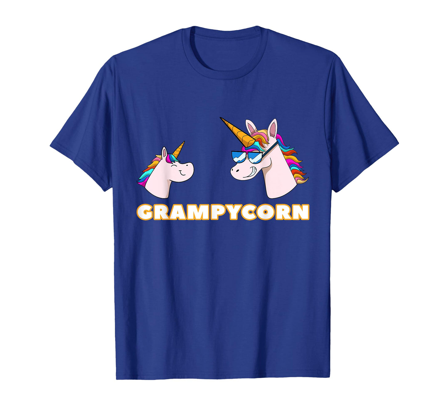 Grampycorn Grampy 1 Kid Grandfather Unicorn Father's Day T-Shirt