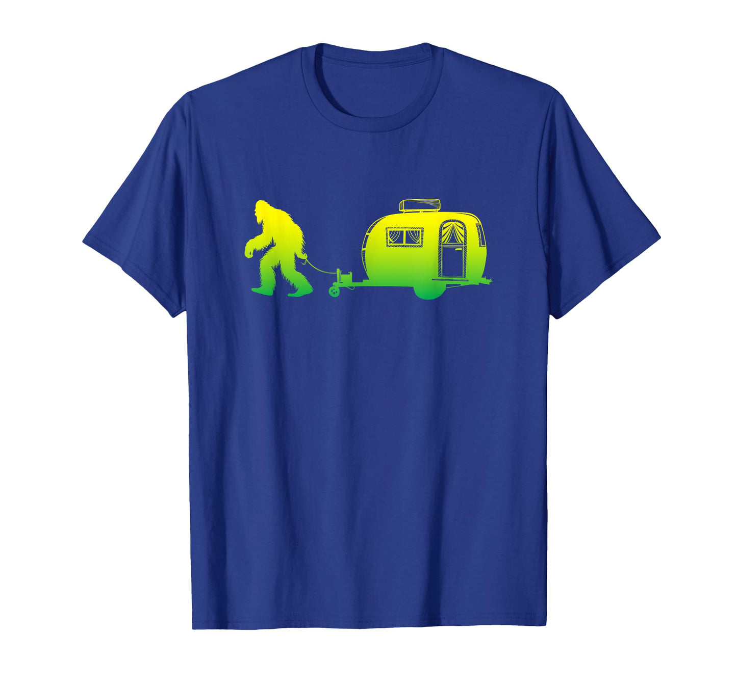 Bigfoot RV Motorhome Camping Sasquatch Campervan Graphic T-Shirt