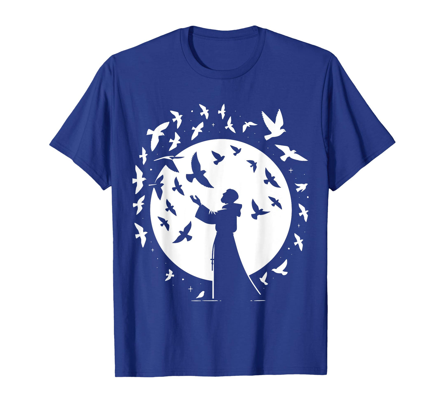 St Francis of Assisi Patron Saint of Animals Birds Catholic T-Shirt