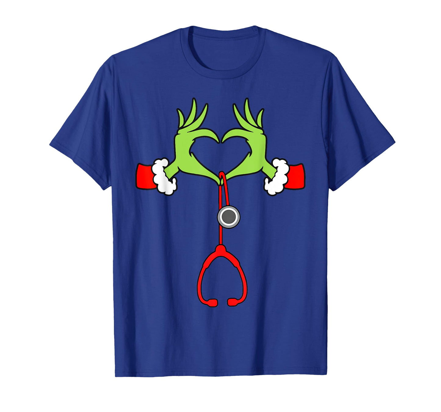 Nurse Christmas Stethoscope Nurses Xmas Pajamas PJs Women T-Shirt