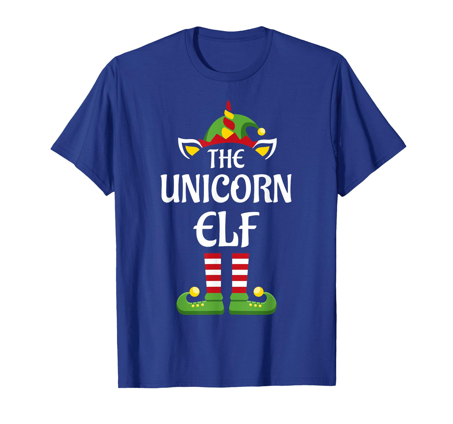 Unicorn Elf Family Matching Group Christmas T-Shirt