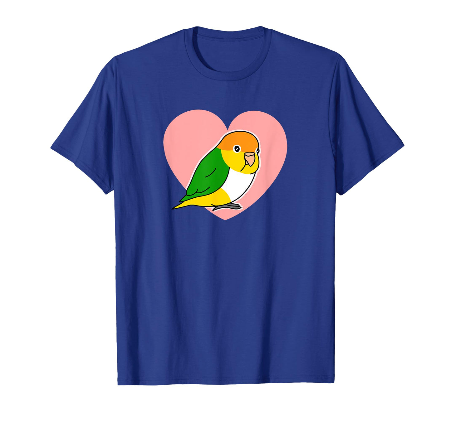 Chubby Rust Cap Parrot Love Heart Parrot Kawaii Birb T-Shirt