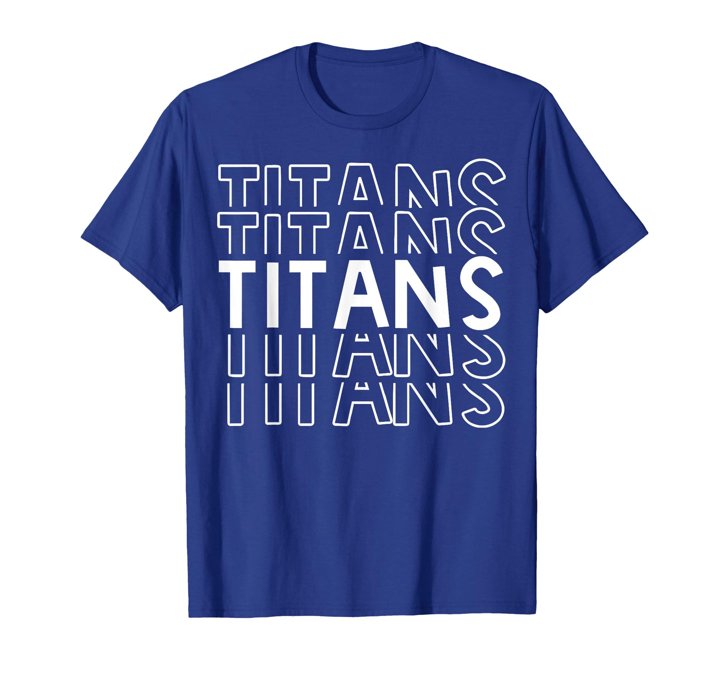 Titans School Sports Team Mascot Apparel Go College Athlete T-Shirt