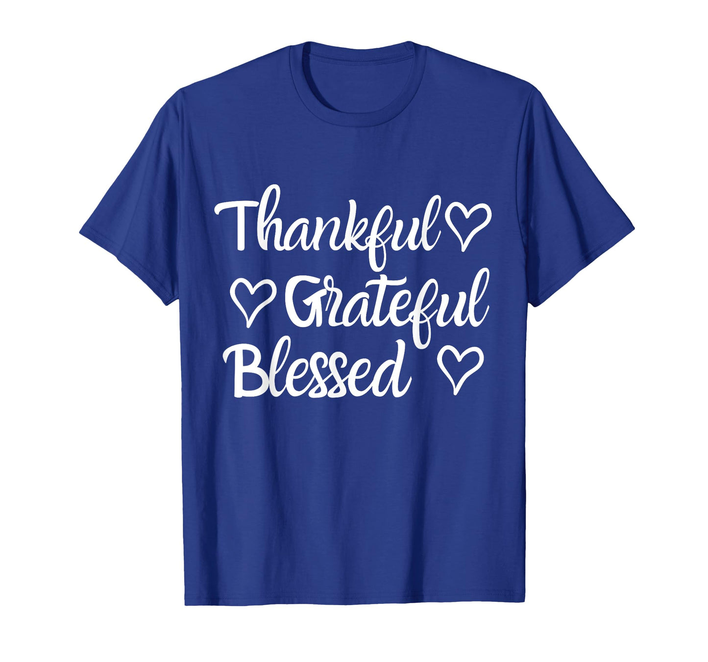Thankful Grateful Blessed Shirt Thanksgiving Family T-Shirt