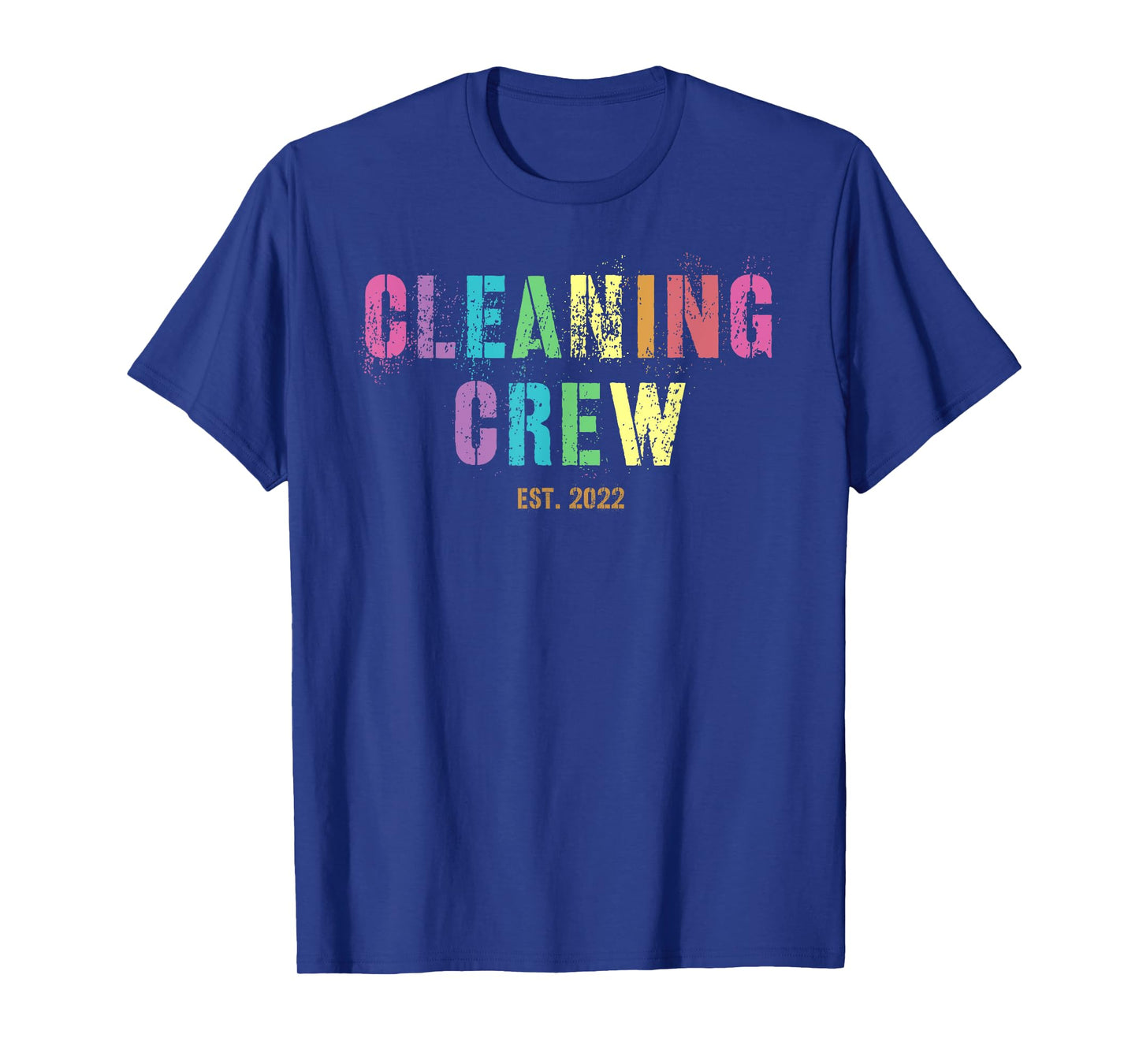 CLEANING CREW Custodian Team Housekeeping Cleaner Squad T-Shirt