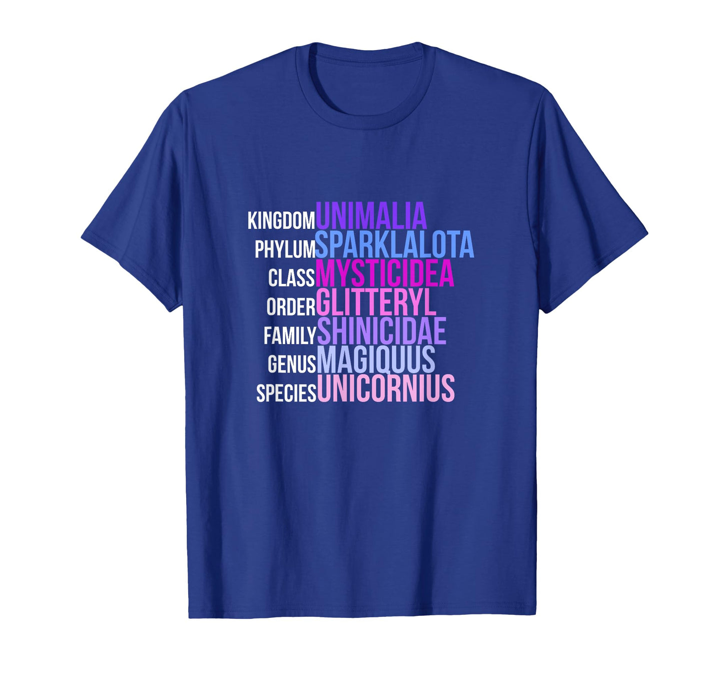 Unicorn Science Tshirt - Magical Mystic Unicorn Biology Tee T-Shirt