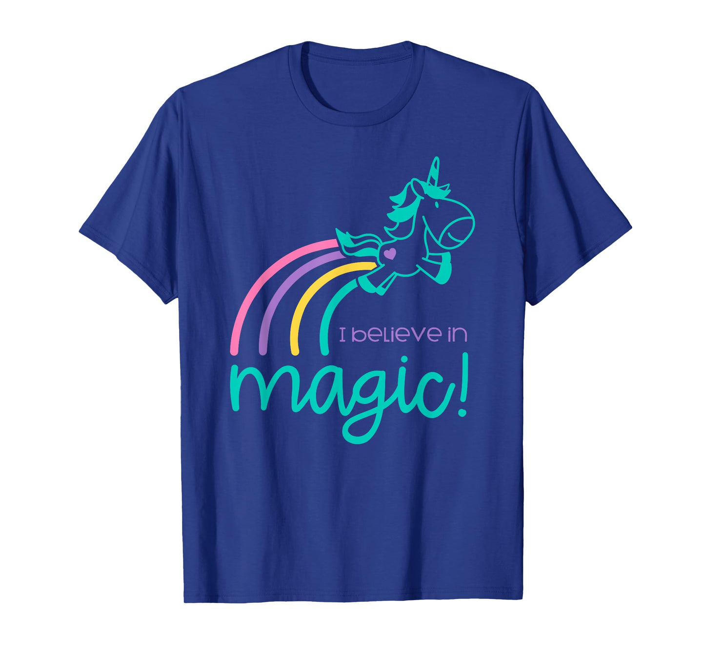 I Believe In Magic Colorful Unicorn T-Shirt