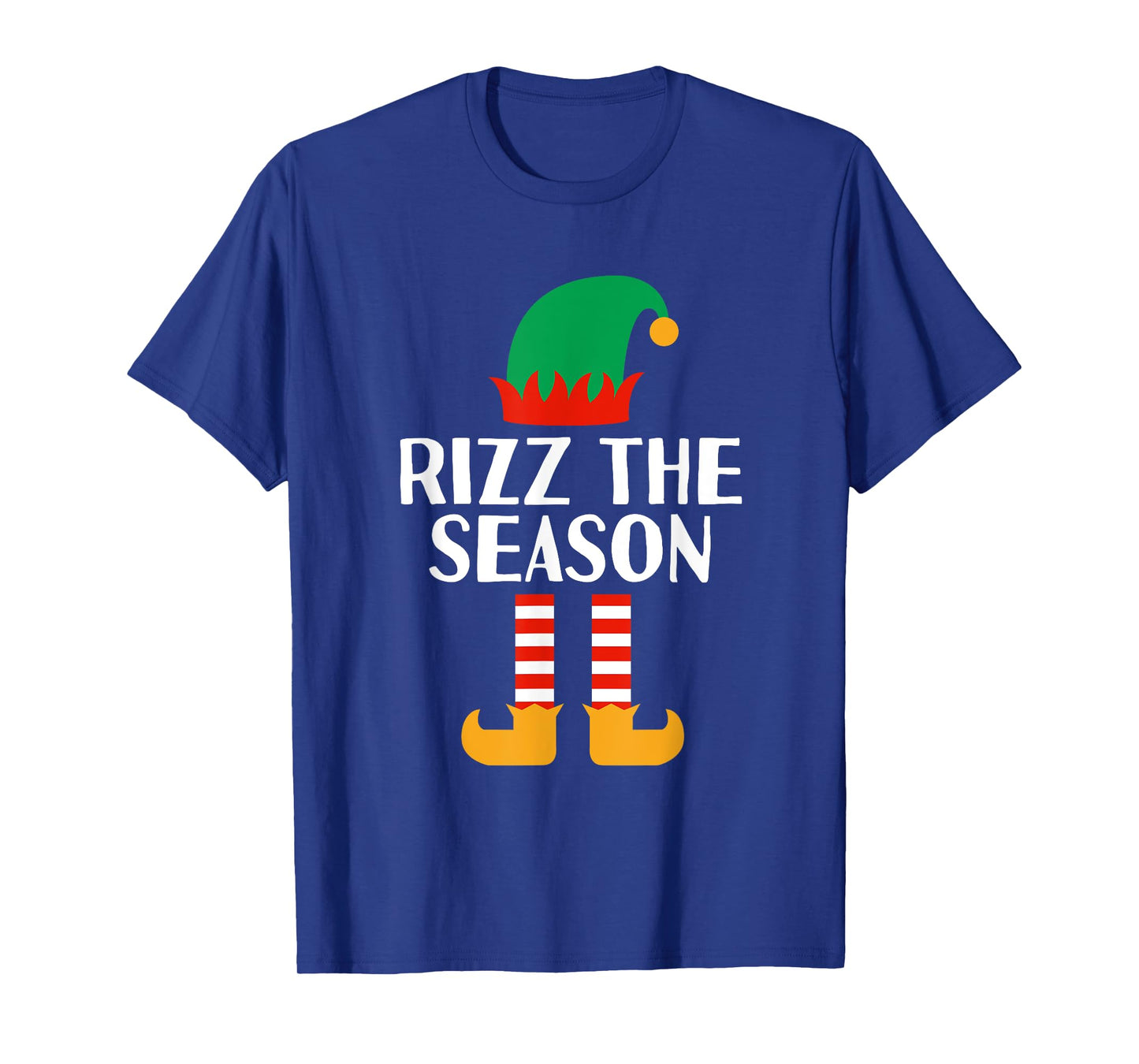Rizz The Season Gen Z Christmas Pun Funny Elf Holiday Elves T-Shirt