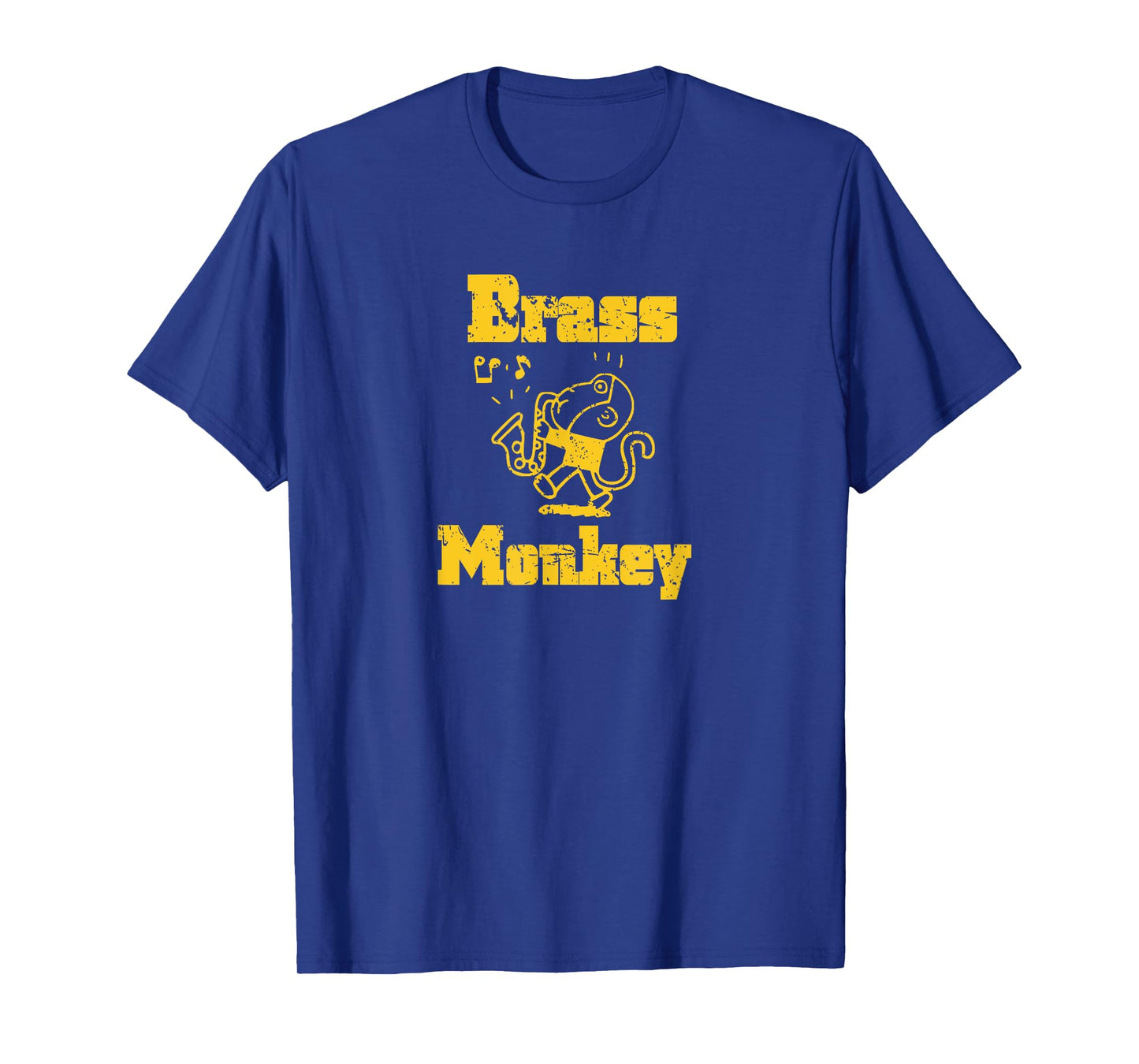 Monkey Playing Musical Instrument Brass Monkey Hip Hop Tops T-Shirt