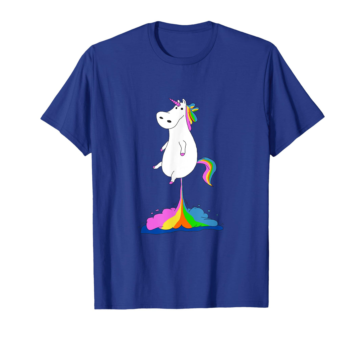 Funny Unicorn Farting Rainbow Shirt - Magical Fart Unicorn T-Shirt