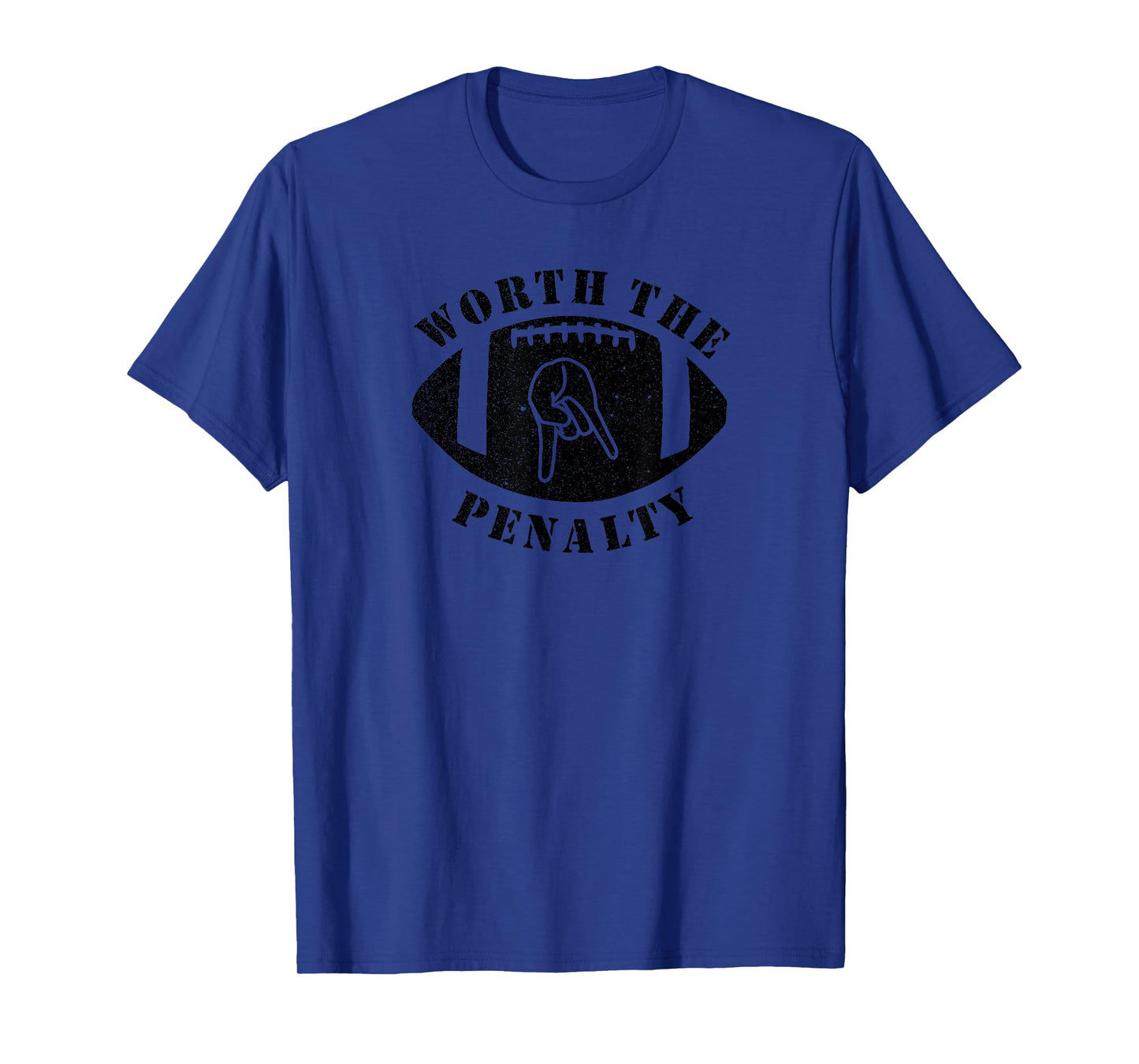 Horns Down Worth The Penalty Oklahoma Texas Red River T-Shirt