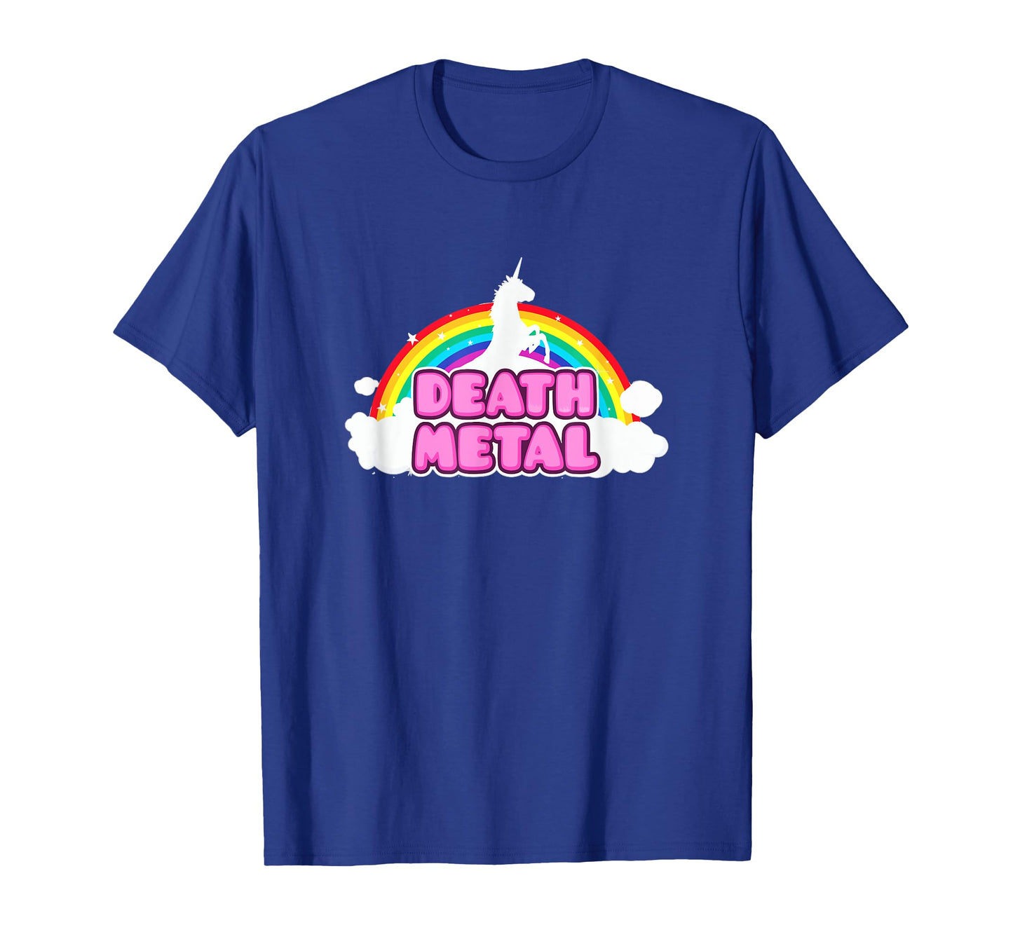 Death Metal Rainbow Unicorn T Shirt T-Shirt