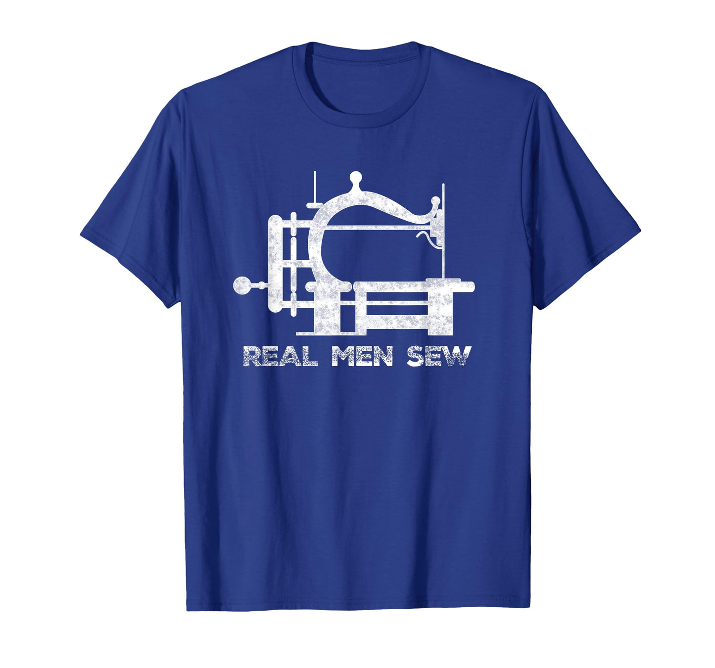 Real Men Sew Vintage Chainstitch Sewing Machine T-Shirt