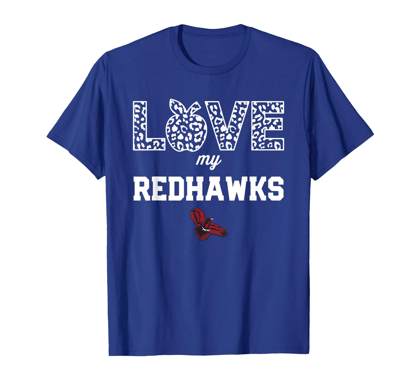 Central Square Redhawks Logo Love My Team HS T-Shirt