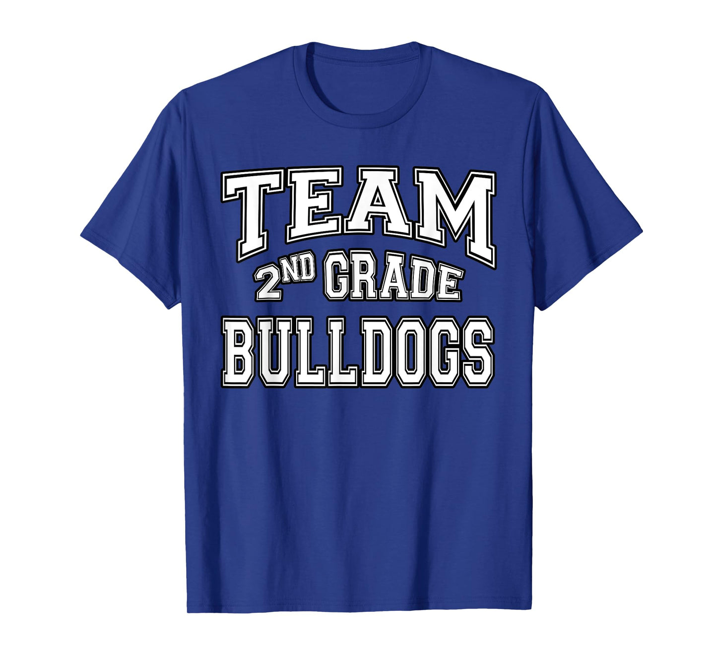 Team 2nd Second Grade Bulldogs Student Back To School T-Shirt