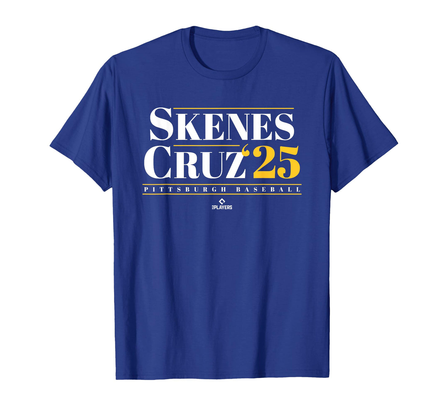 Paul Skenes Oneil Cruz 2025 Pittsburgh Baseball MLBPA T-Shirt