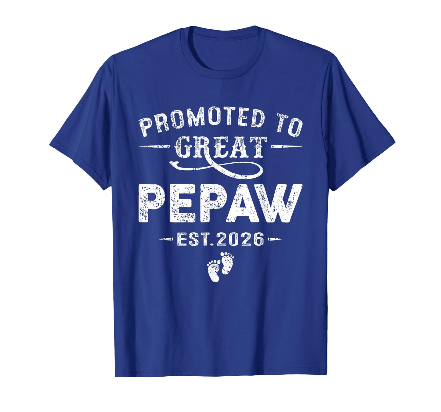 Promoted to Great Pepaw Est 2026 Pregnancy Announcement T-Shirt