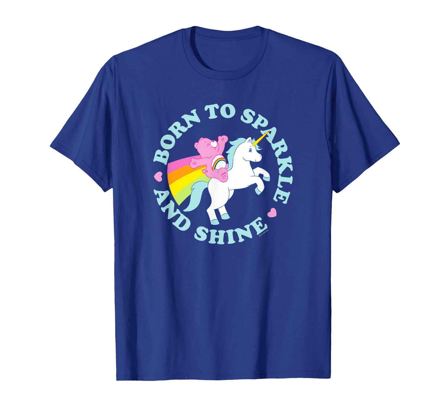 Care Bears Cheer Bear Unicorn Born To Sparkle And Shine T-Shirt
