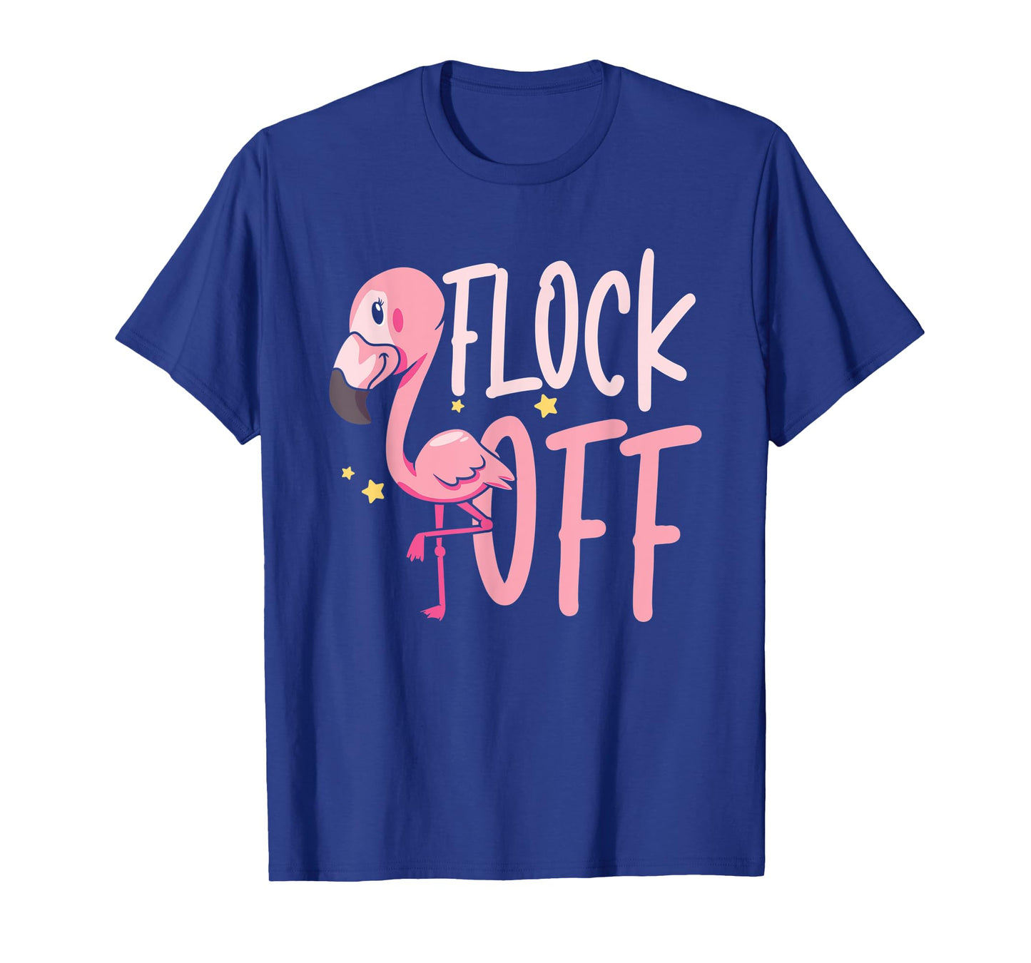Flock Off for a Ornithologist Bird Owner Flamingo Fan Zoo T-Shirt