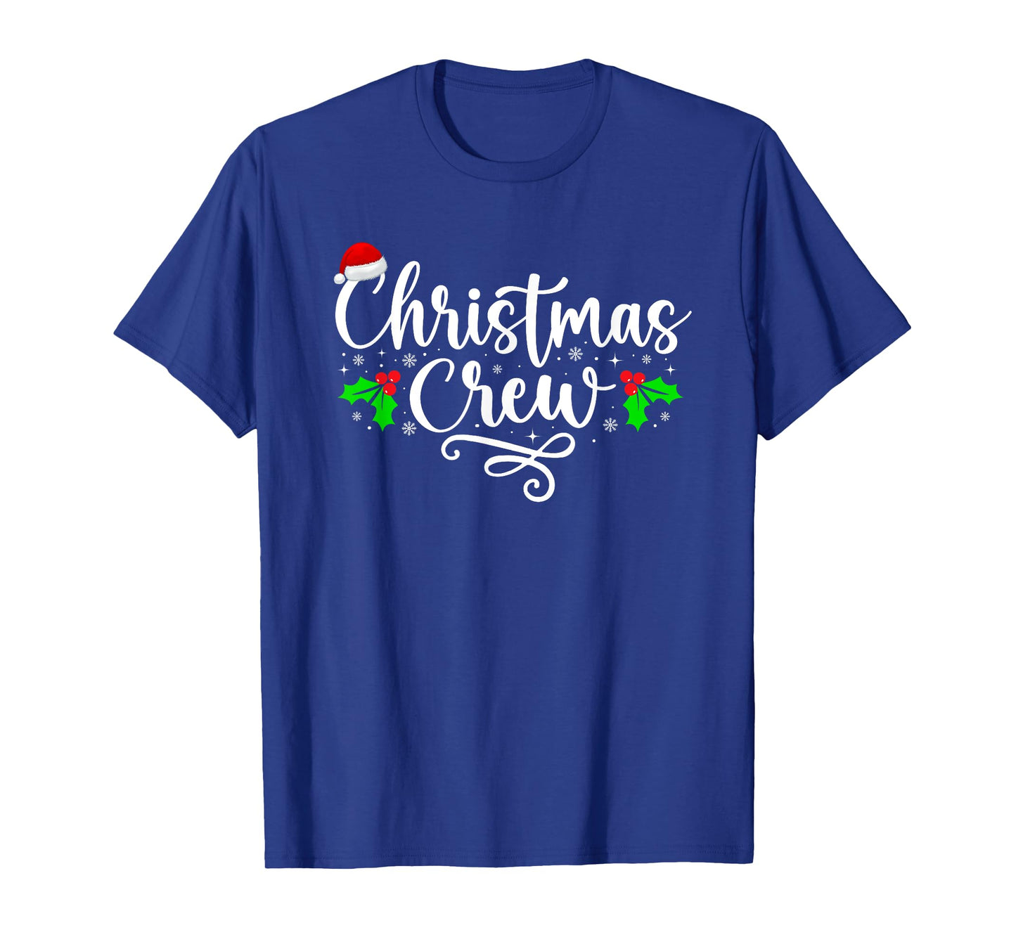 Christmas Crew Xmas Light Matching Family Pajama Funny Xmas T-Shirt