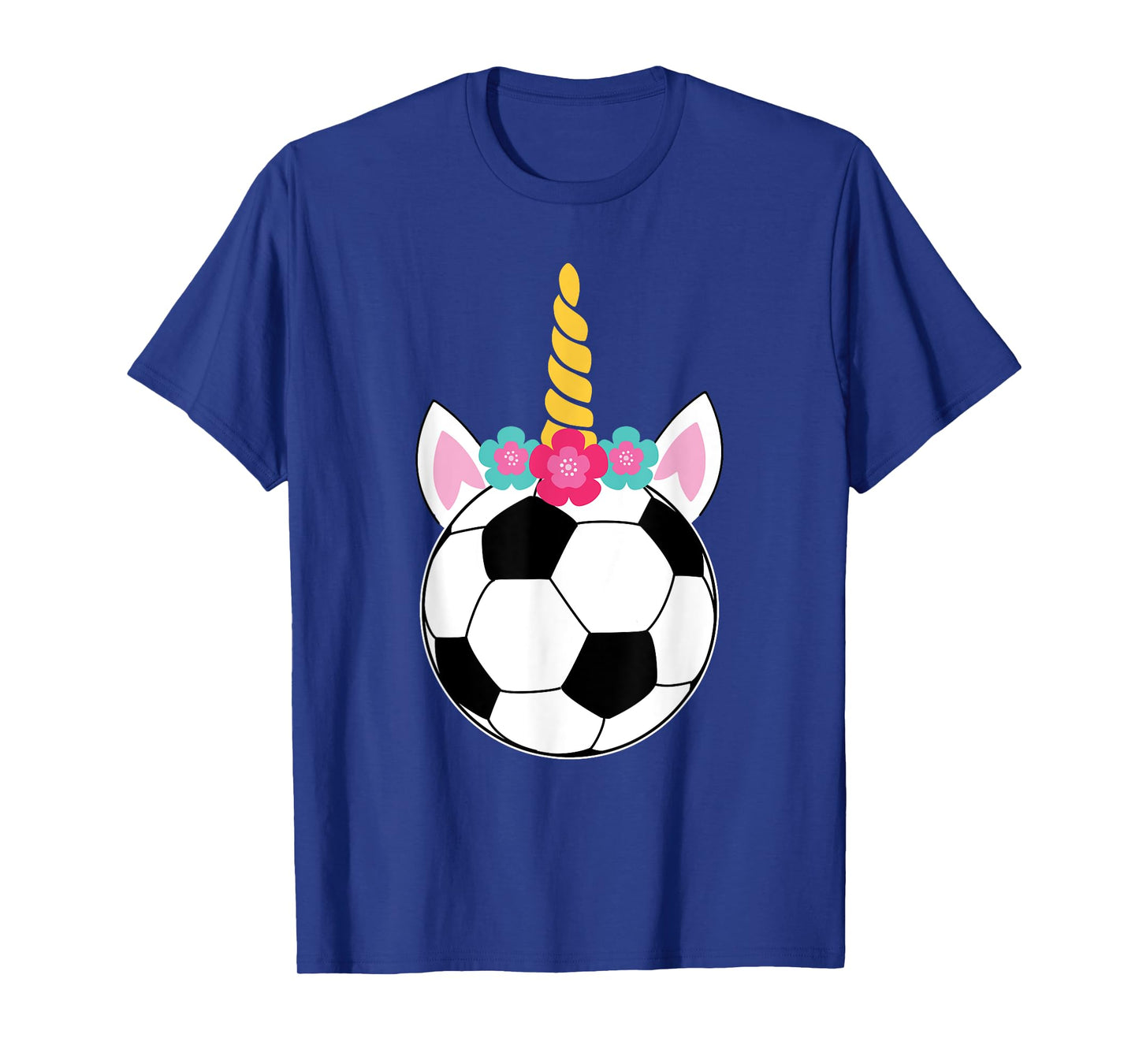 Soccicorn! Funny Soccer Unicorn Pink Sparkle Girls T-Shirt T-Shirt