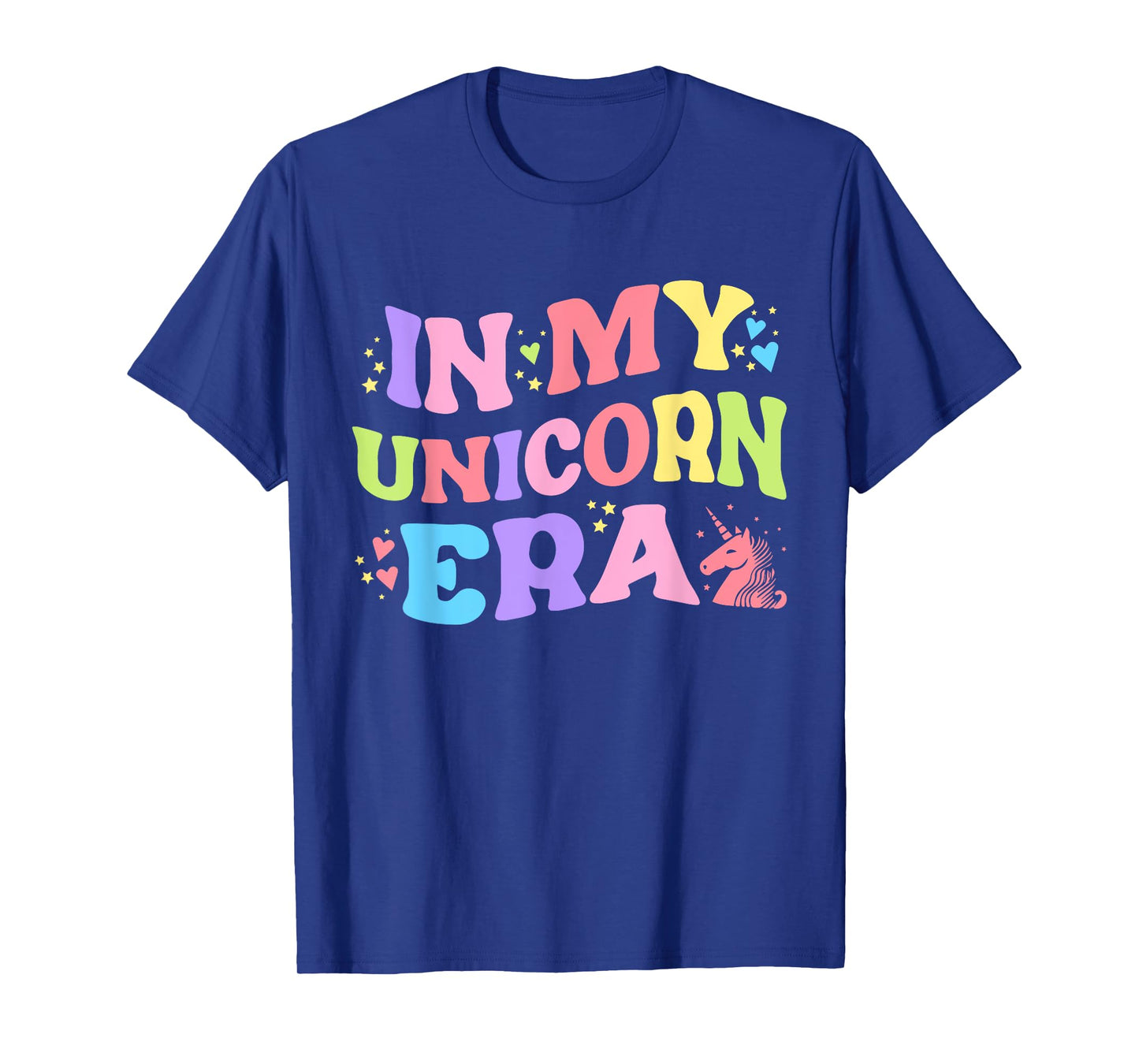 In My Unicorn Era Funny Retro Princess Girl Unicorn Creature T-Shirt