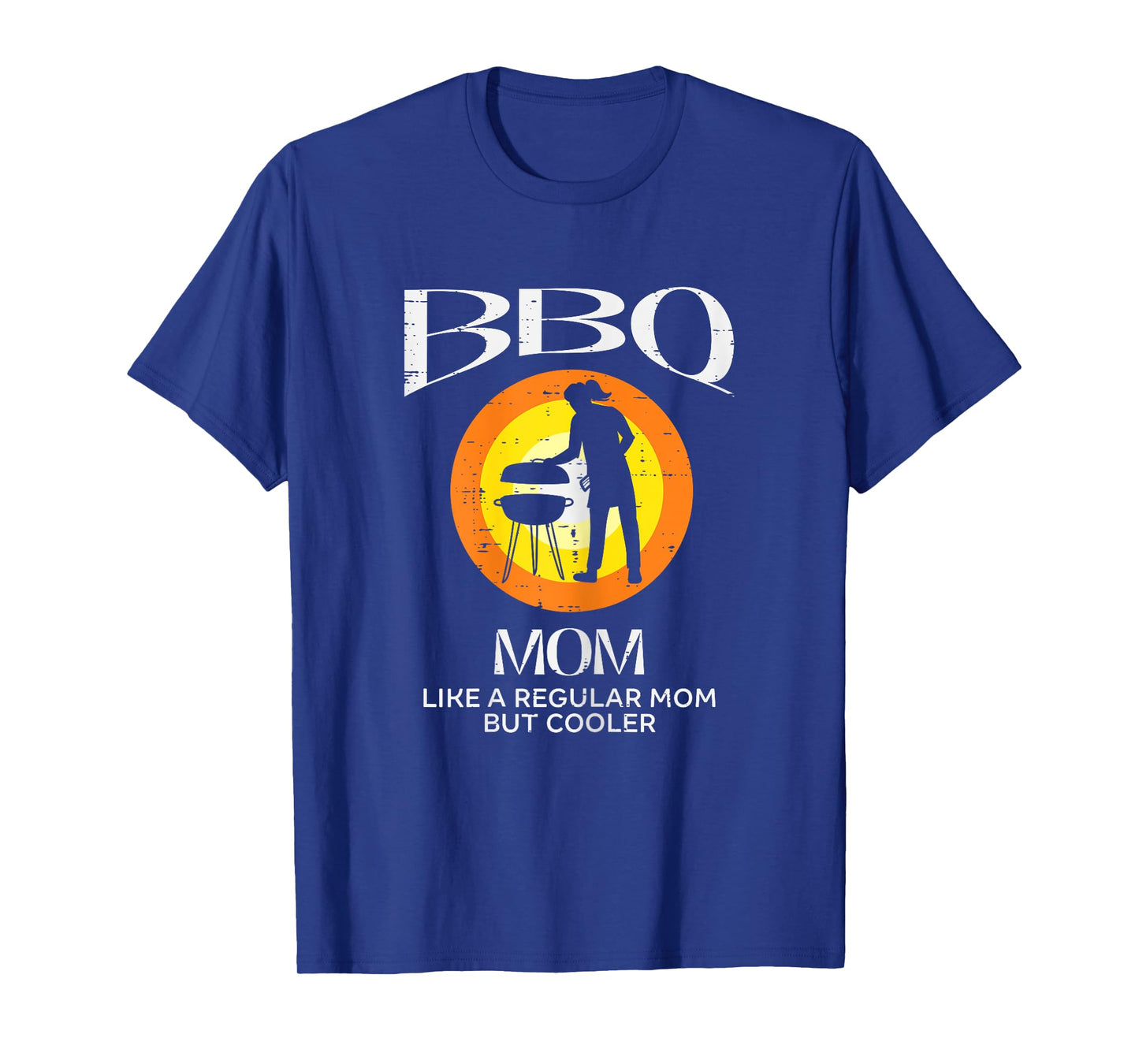 Bbq Mom Cooler Barbecue Meat Grilling Mothers Day Mommy Mama T-Shirt