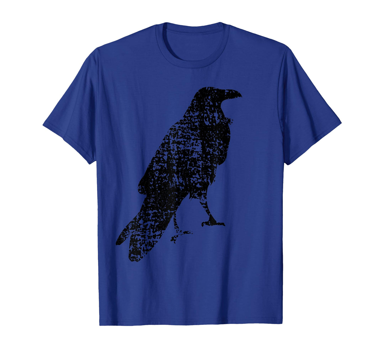 STANDING RAVEN–Cool Bird Graphic T-Shirt