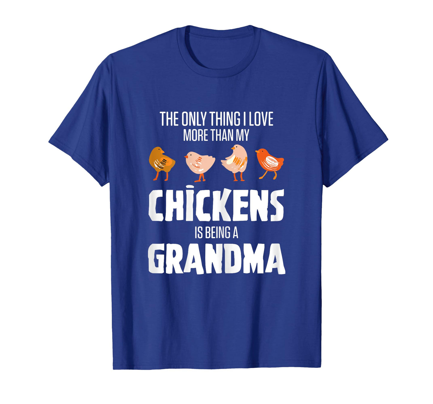 Chicken Breeder Outfits For Women Black Chicken Grandma Modern Letter Print T-Shirt X-Small Female