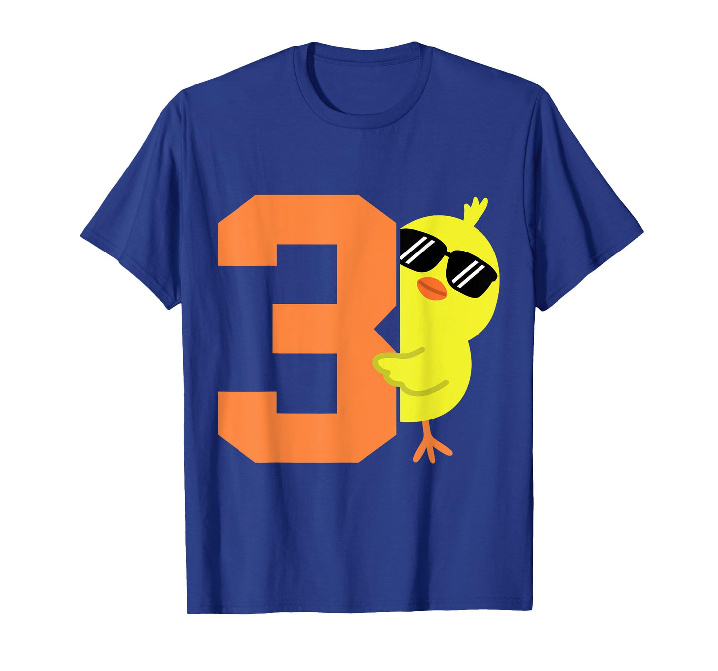 Kids 3rd Birthday Chicken Themed Cute 3 Year Old Boys Chick T-Shirt