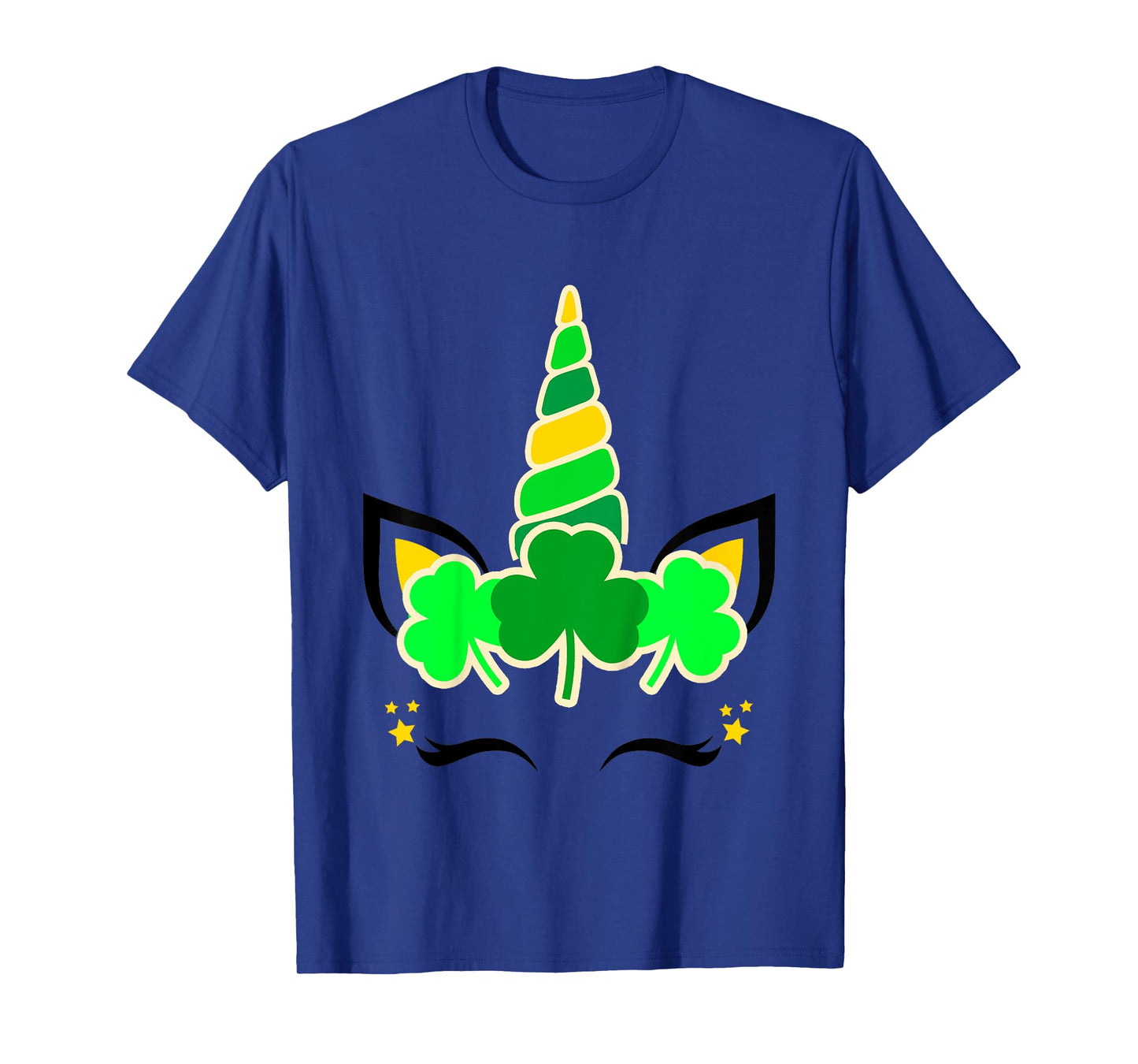 Kids Girls St Patricks Day Unicorn Toddler Shamrock Baby Clover T-Shirt