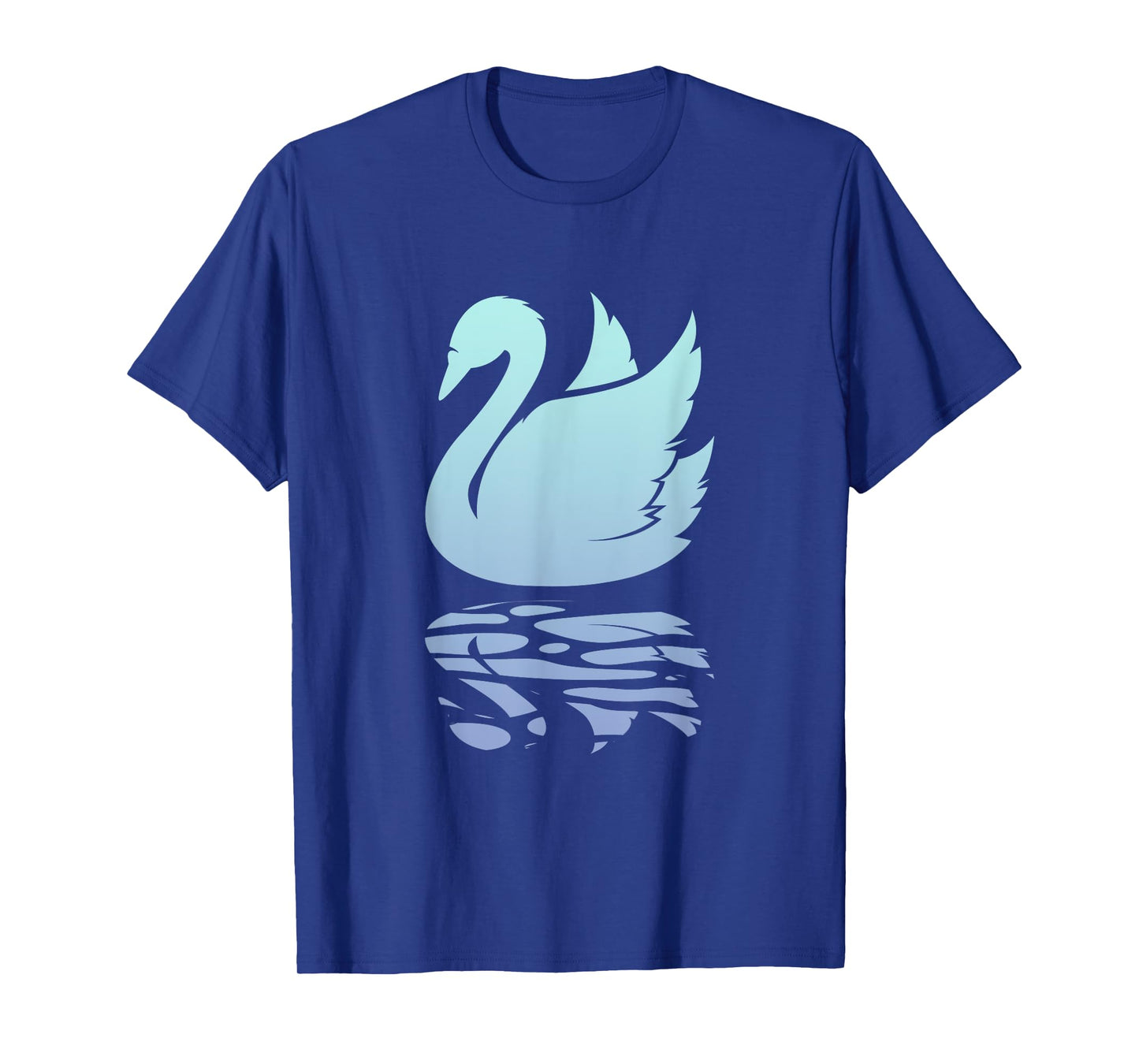 Beautiful Swan On Water | Swans Water Birds Lover T-Shirt
