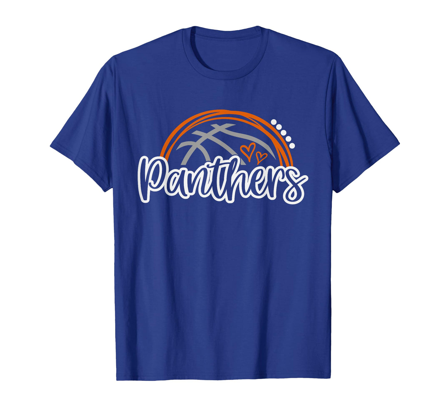 Basketball Panther School Sports Fan Team Spirit T-Shirt
