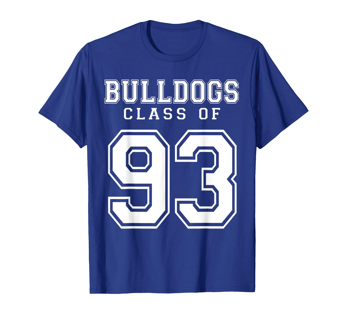 Class Of 1993 Bulldogs Custom Graduation Senior Personalized T-Shirt