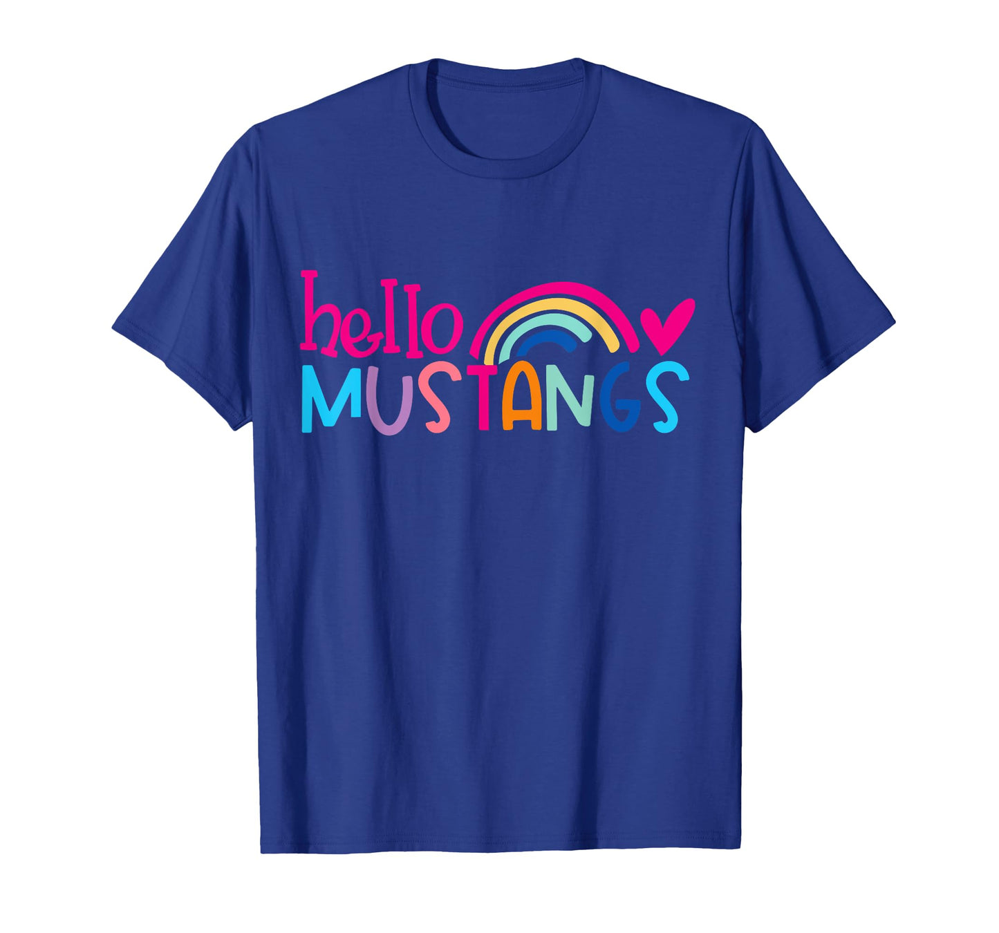 Mustangs School Sports Fan Team Spirit Mascot Gift T-Shirt