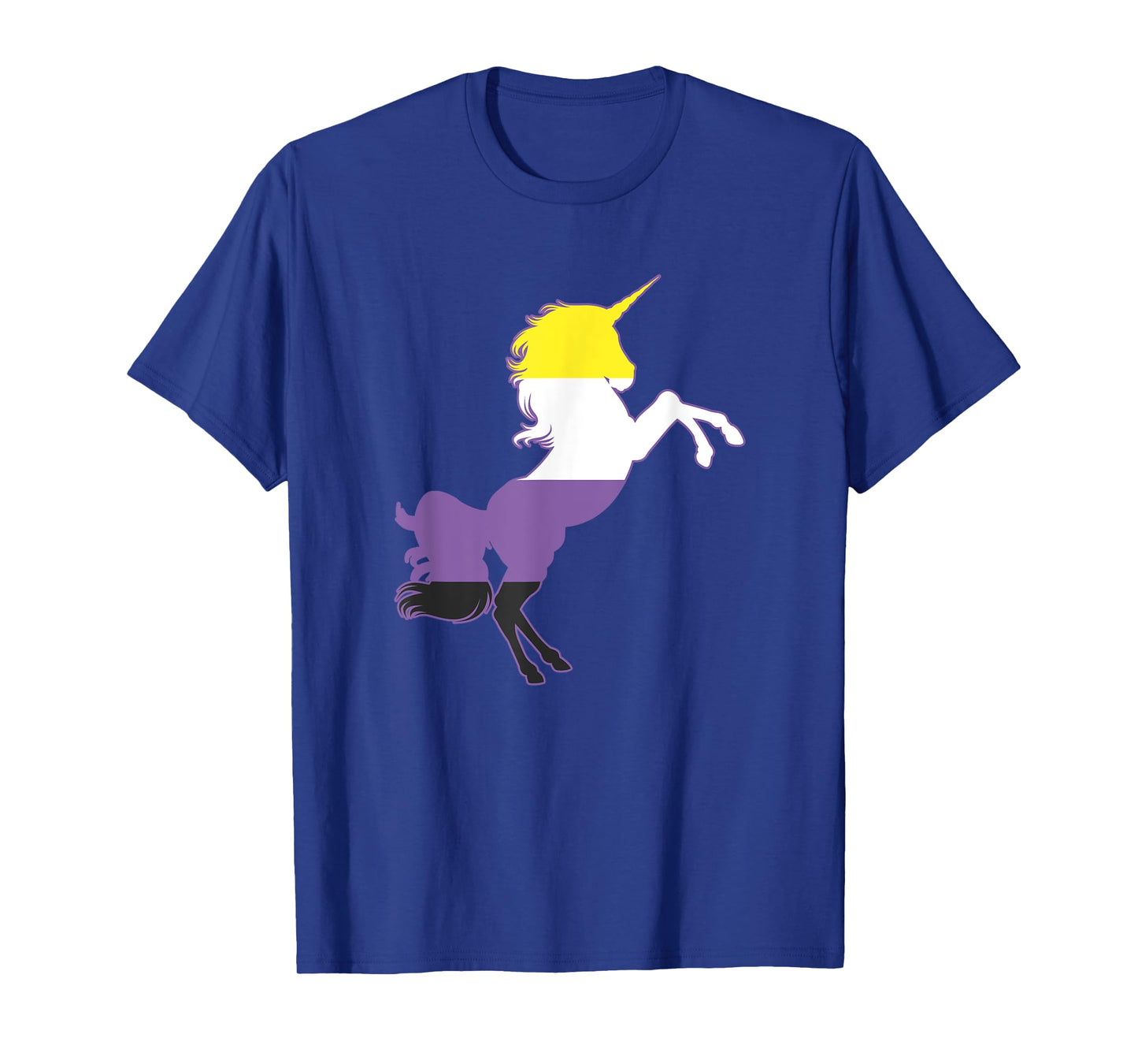 Non-Binary Unicorn Flag Top Nonbinary Pride Gift T-Shirt