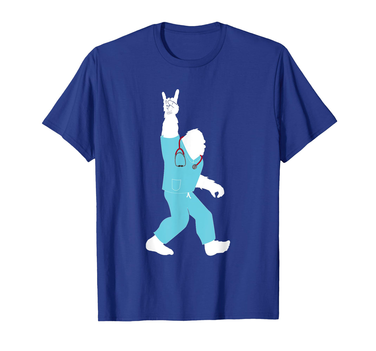 Bigfoot Supports Nurse and Doctor Scrub Life Designs T-Shirt