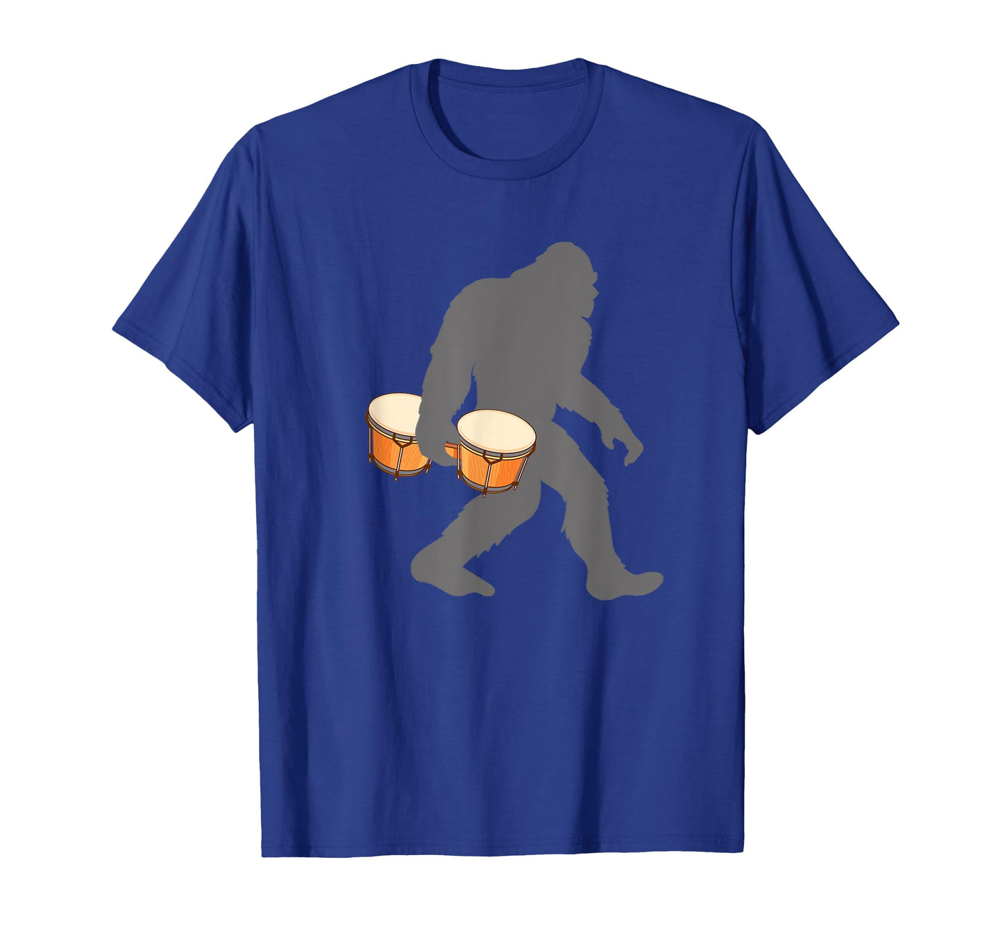 Funny Bongosero Bigfoot musician with Bongo Drum T-Shirt