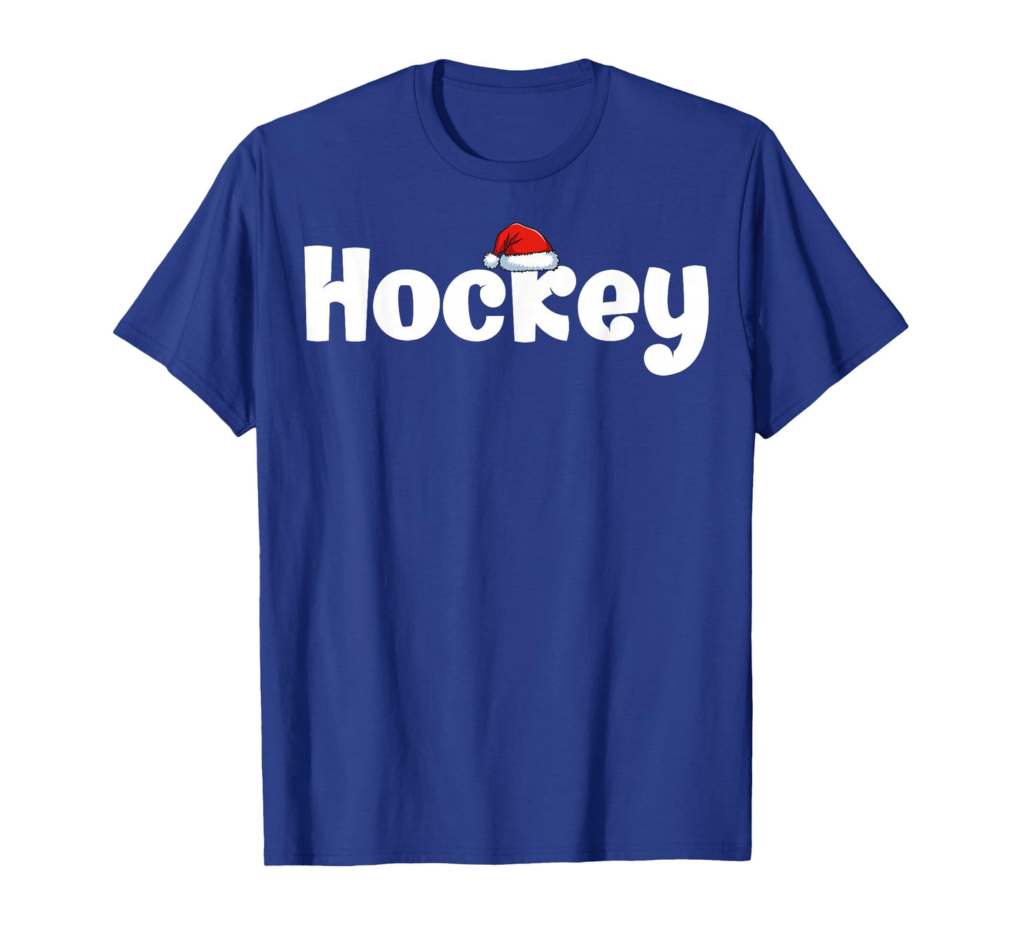 Christmas Hockey Christmas Day Hockey Player Men Women Xmas T-Shirt