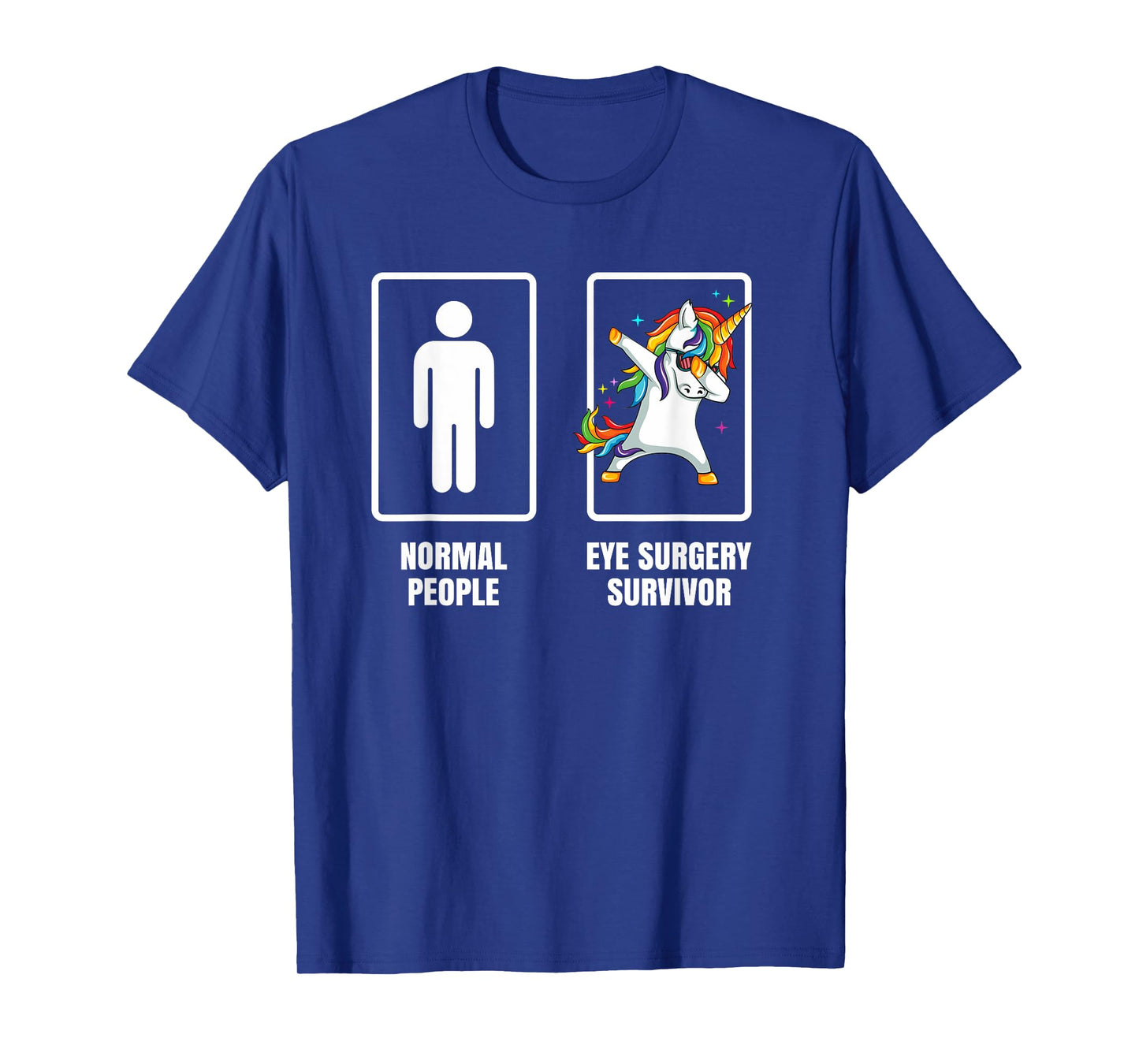 Dabbing Unicorn Eye Surgery Survivor Recovery Get Well Gift T-Shirt