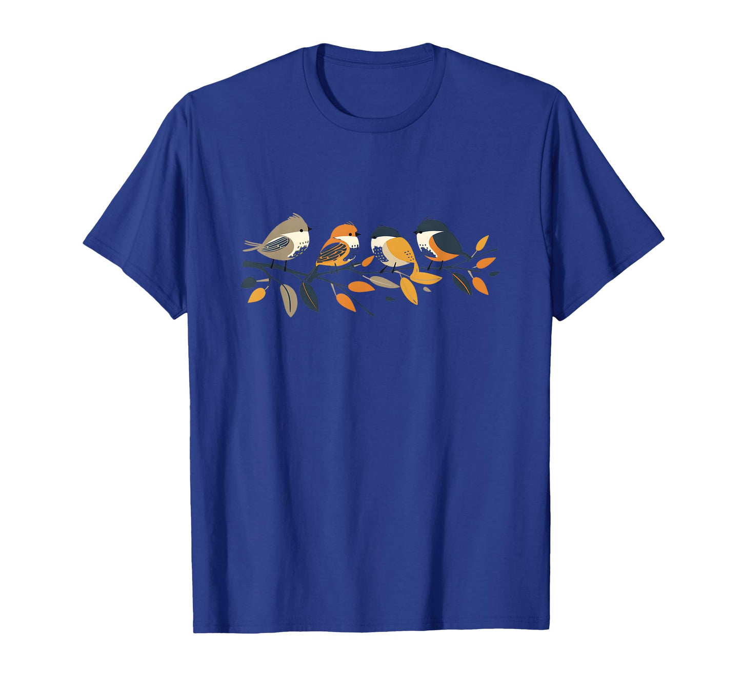 National Bird Day Splendor: Birds on Branches Minimal T-Shirt