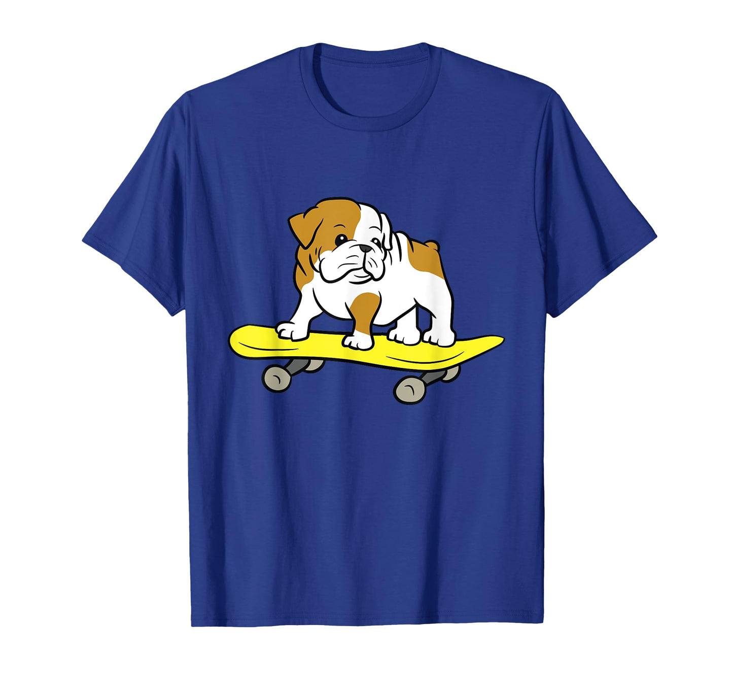 English Bulldog Skateboarding Dog Skater Bulldog T-Shirt