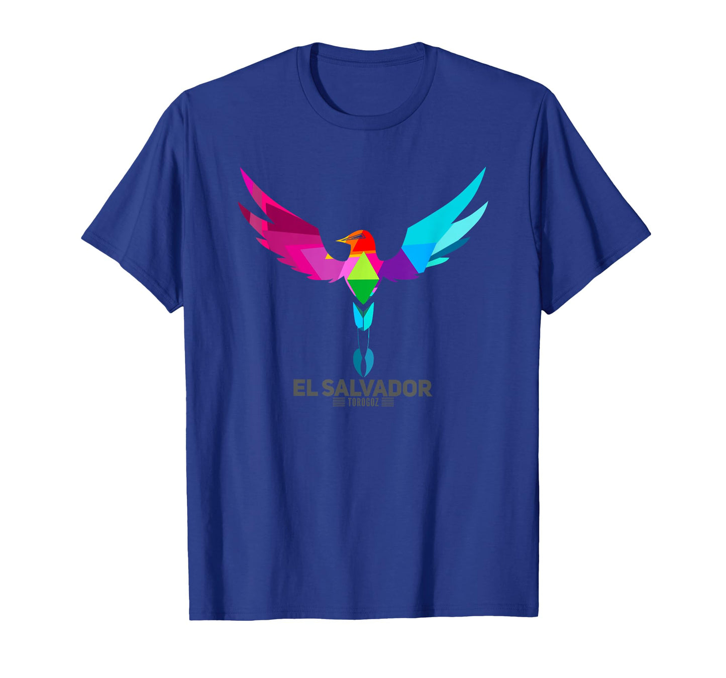 El Salvador T-Shirt National Bird Torogoz -Multi Colors T-Shirt