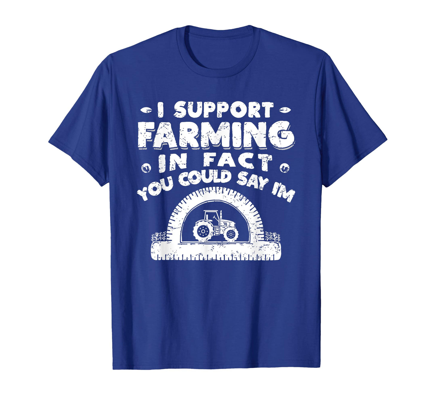 Funny Farmer Farming Tractor Pun Pro-Tractor T-Shirt