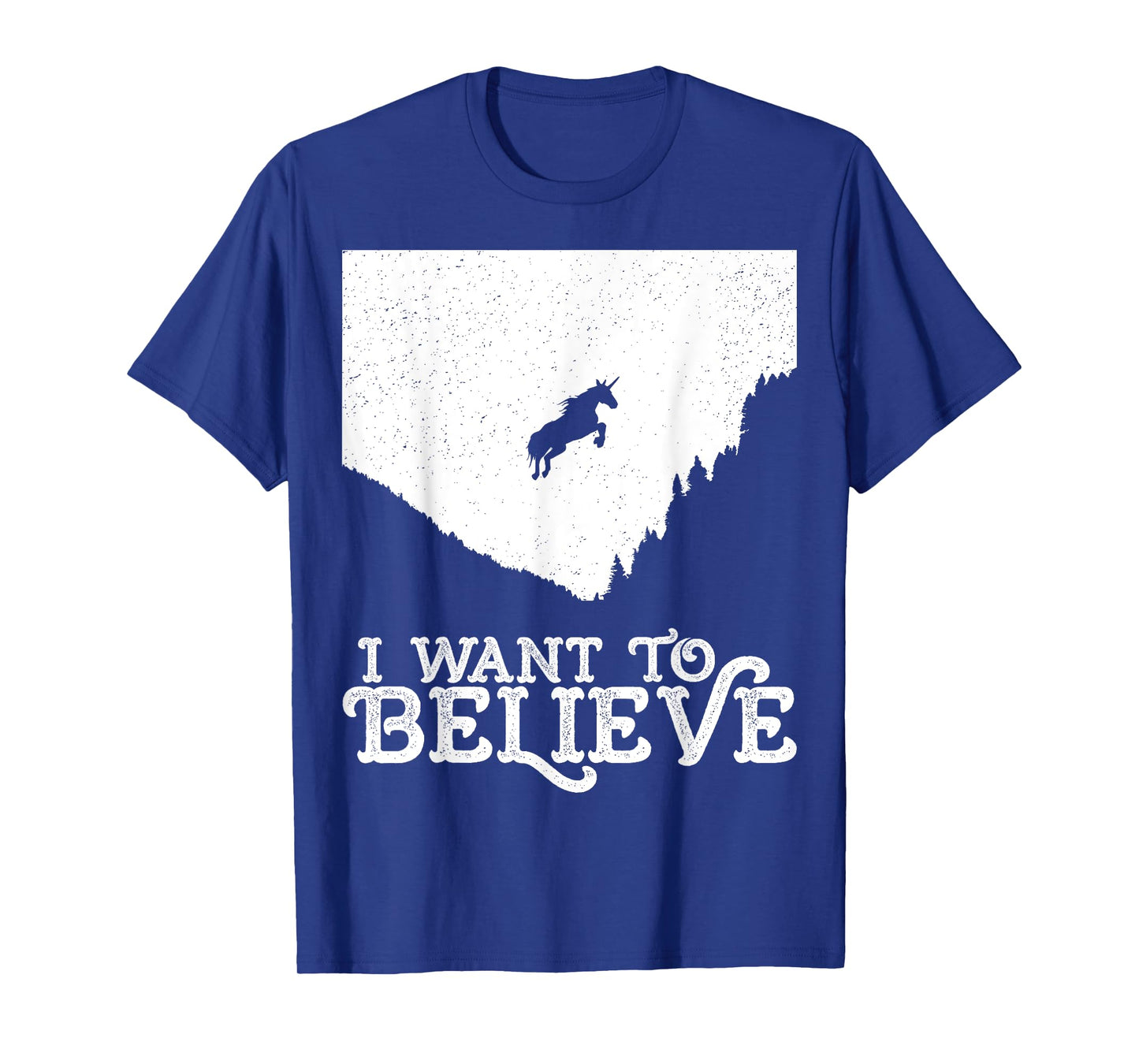 I want to believe unicorn can fly t-shirt